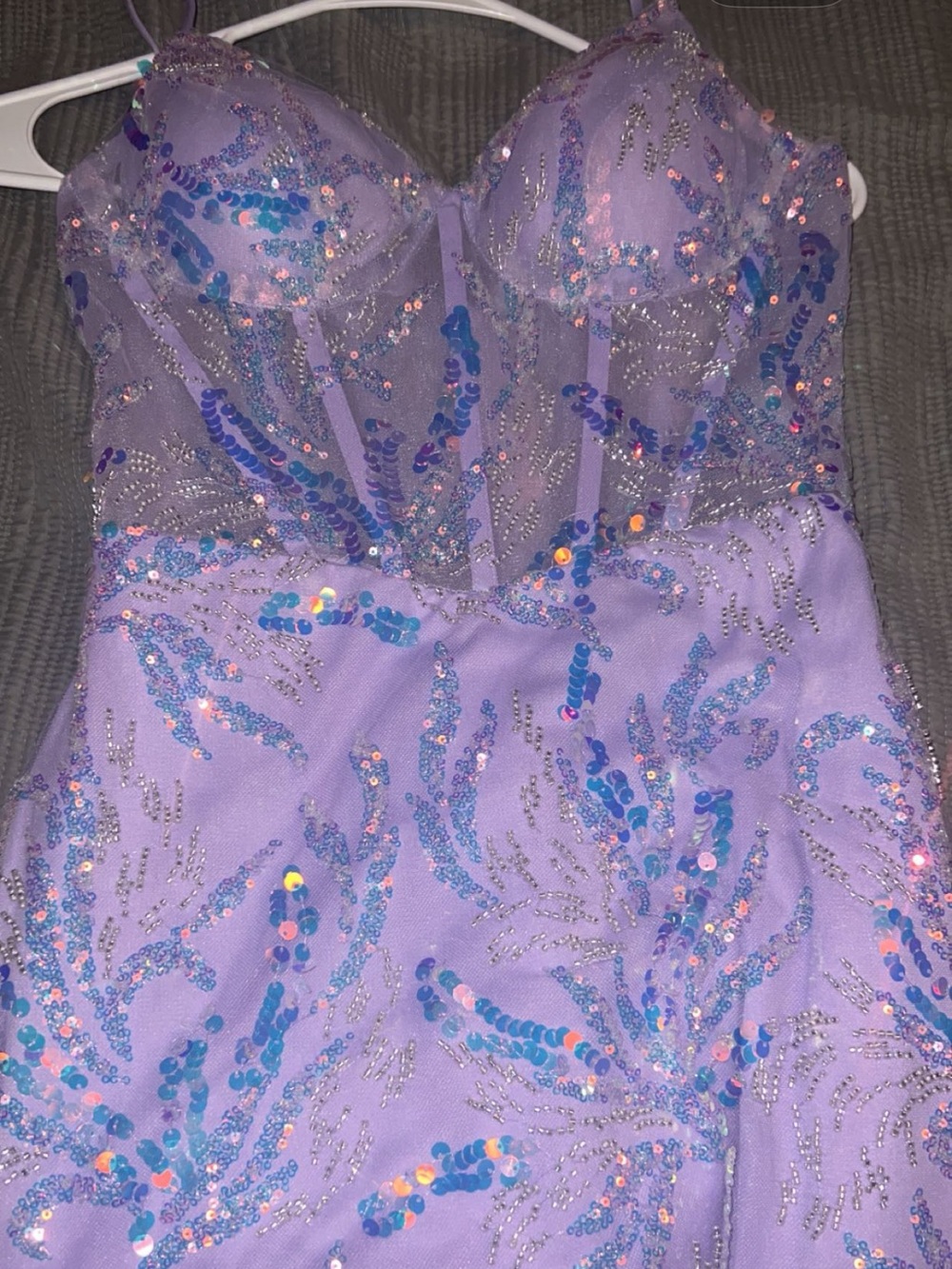 Lilac Sequin & Bead Girls' Formal Dress - Kids